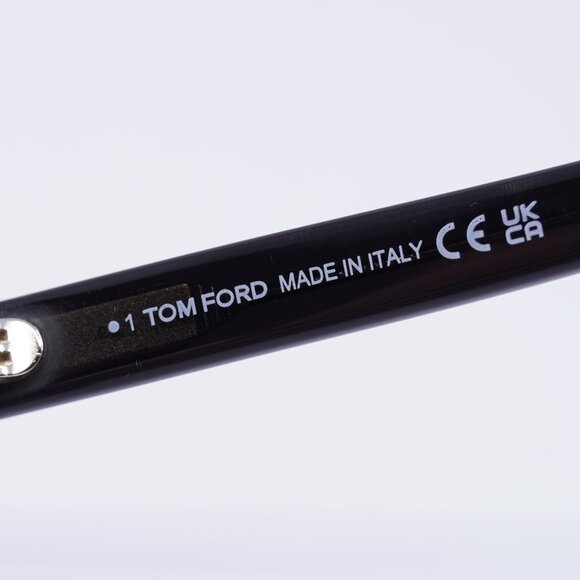 Tom Ford FT5880-B 020 Eyeglasses Grey 51mm Square Frame, Blue Light Block Lenses - Picture 8 of 10